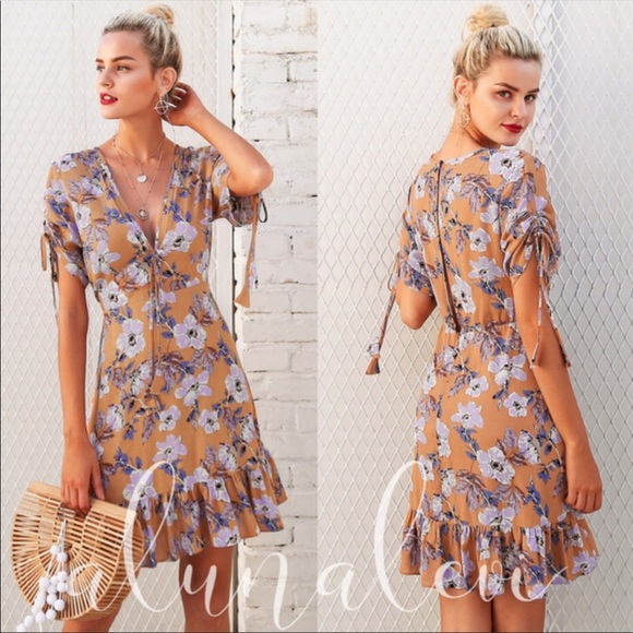 Floral Print Dress - Picture 3 of 5